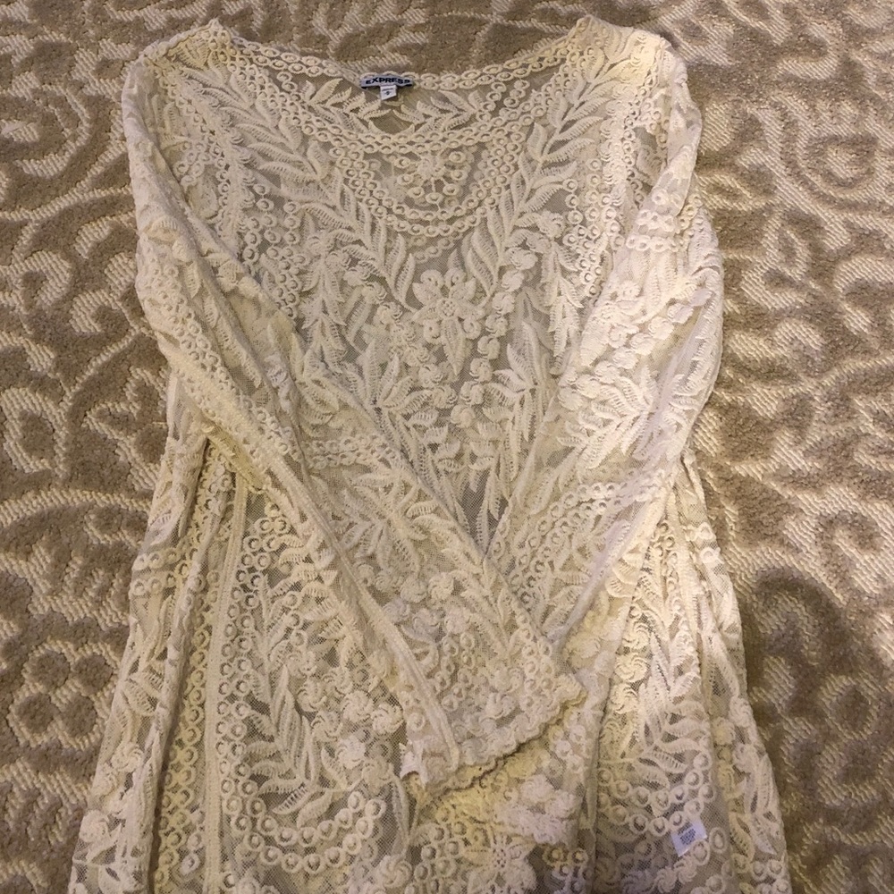 Express lace blouse